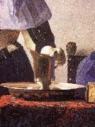 Young Woman with a Water Jug (detail) re VERMEER VAN DELFT, Jan